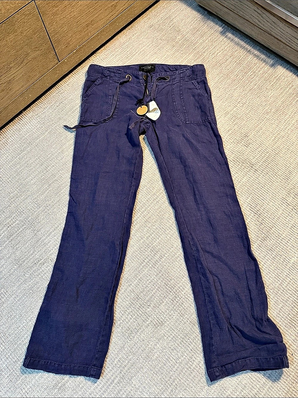 Sanctuary Clothing Cropped Cargo Pants in Purple Size 29 NWT
